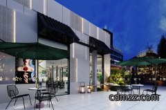 理发店装修墙体颜色使用灰色效果怎么样？