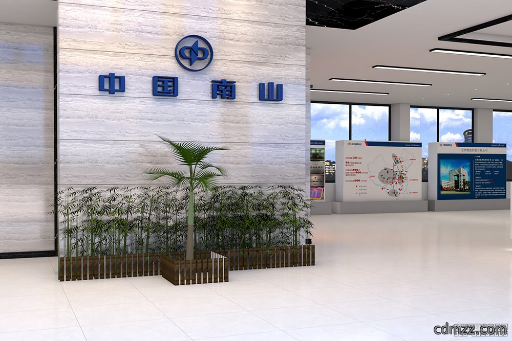 集团公司形象墙设计效果图