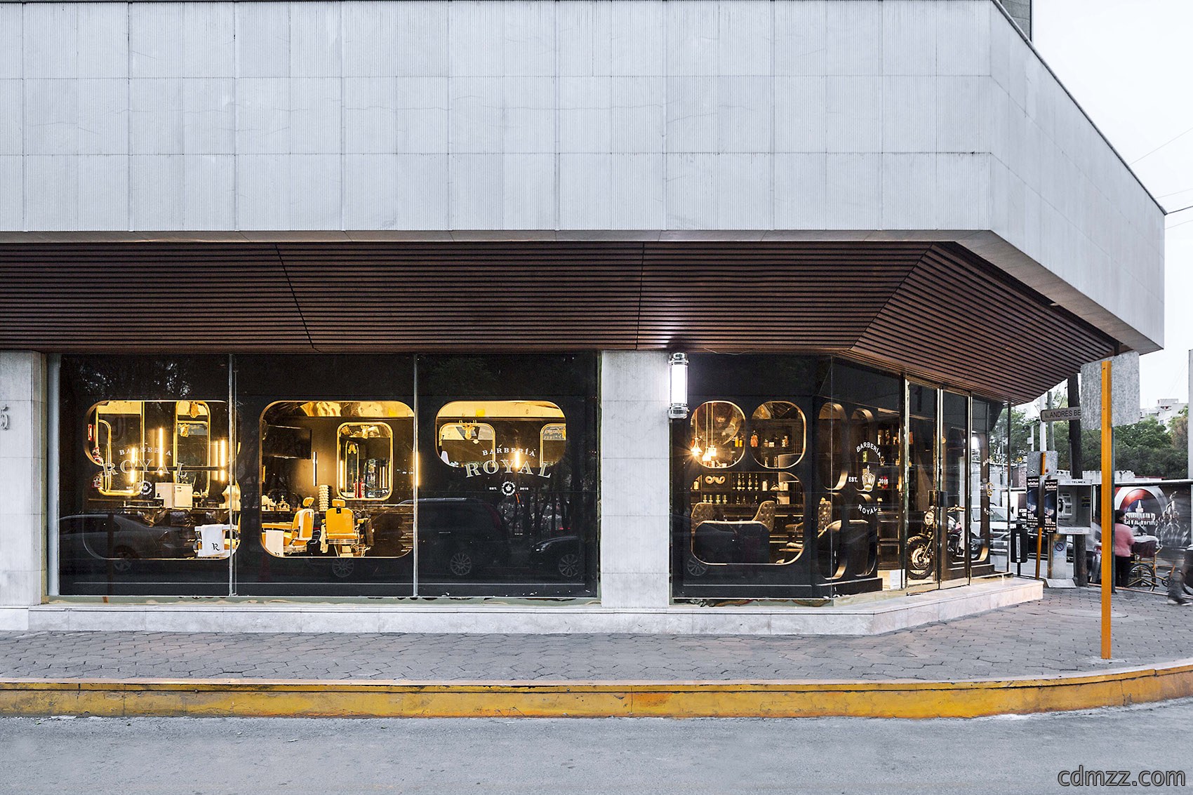 高档理发店装修效果图