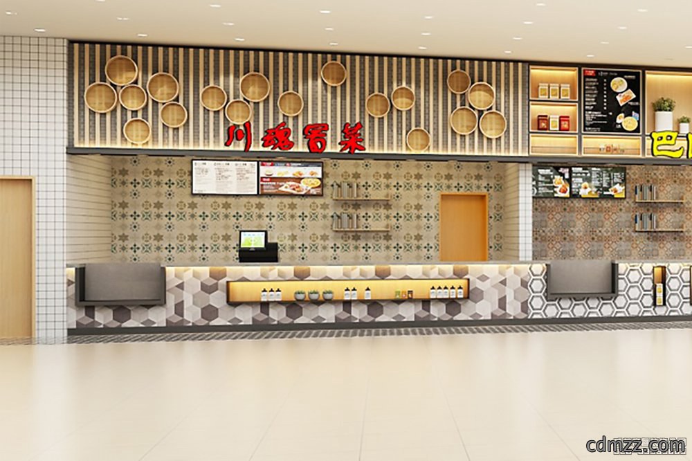 成都华为员工餐厅装修设计效果图