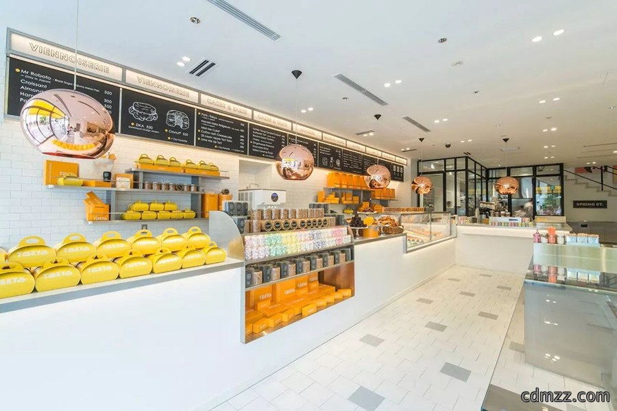 面包甜品店装修参考图片