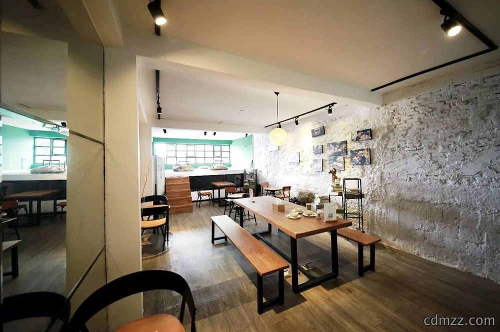 酸奶店餐椅装修布置效果图