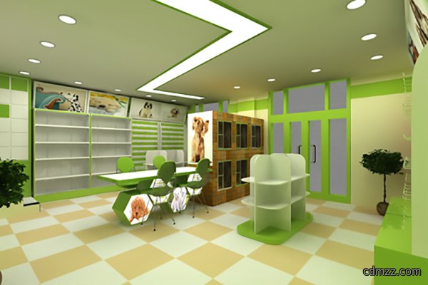宠物店装修设计效果图